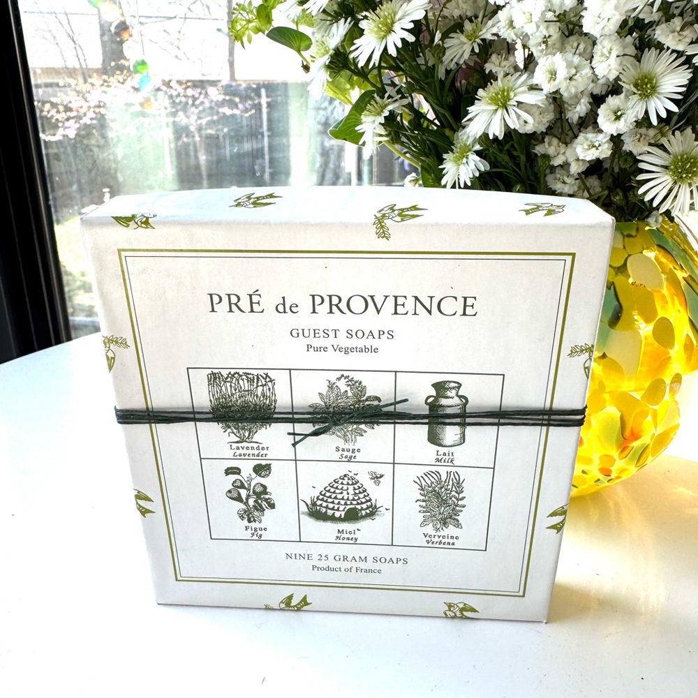New Pre de Provence Guest Soaps Box FTOM France NWT